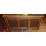 1930s oak coffer, 3ft long