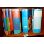 Six various Harry Potter books, inc. 1st Editions, and Richard Ollard's "Dorset"