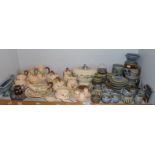 Wade china Bramble teaware with a large quantity of Wade Irish porcelain items