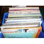 Quantity of assorted vinyl LP records, inc. the 1961 TT races, rock and pop