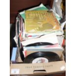Assorted general single vinyl records and EP's