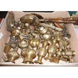 Quantity of small brass ornaments