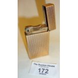 Gold plated Dupont gas lighter (please note this item cannot be posted overseas)