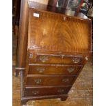 Vintage bureau with four drawers under