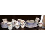 Shelley Art Deco tea set in a stylised fruit pattern, with 12 place settings