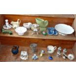 Assorted china and pottery inc. Rouen, tin glaze, Poole Pottery and others