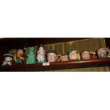 Nine various Toby and character jugs, inc. Staffordshire snuff taker, Royal Doulton, Beswick and