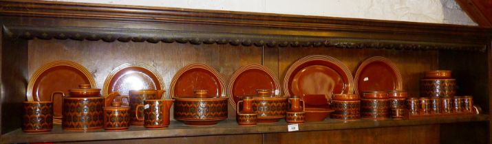 Large quantity retro Hornsea Heirloom tableware, inc. scarce spice rack