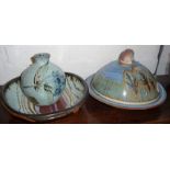 Studio pottery - 3 pieces by the Eeles family