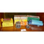 Dinky Toys boxed Hay Rake (324), Crescent Toys boxed tractor and a Dinky boxed 511 Guy 4-Ton Lorry