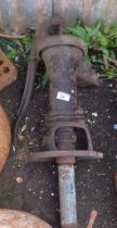 Old cast iron water hand pump