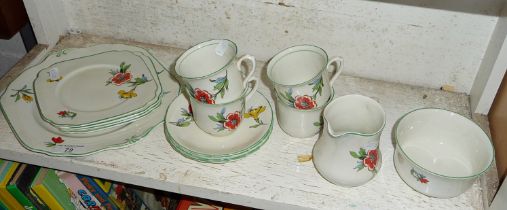 1930s Empire ware china teaware