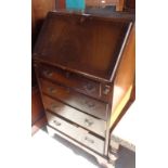 Vintage bureau with four drawers under