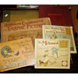 Two Randolph Caldecott Picture books, similar "Graphics Pictures", "Red Riding Hood" music book