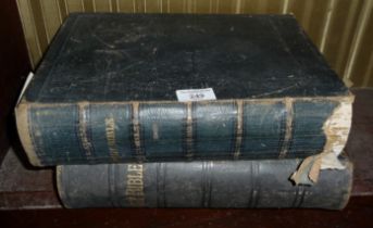 Two Victorian Family Bibles and Farrar's 'Life of Christ'