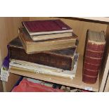 1908 Chambers Dictionary, "The New Evangelical Family Bible", c. 18th c., and other books inc. The