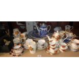 Royal Albert "Country Roses" tea set and other chinaware