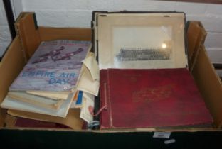 Box of assorted ephemera and booklets