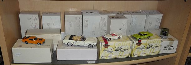 Collection of 14 Matchbox American Classic diecast cars, boxed