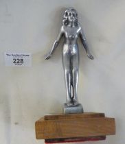 Art Deco chrome lady car mascot