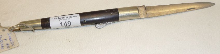 Victorian fold-out knife by Singleton & Priestman Co, c.1890