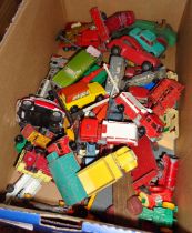 Quantity of Matchbox and other played with diecast vehicles