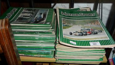 Quantity of 1970s Motor Sport magazines