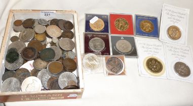 Assorted British coins