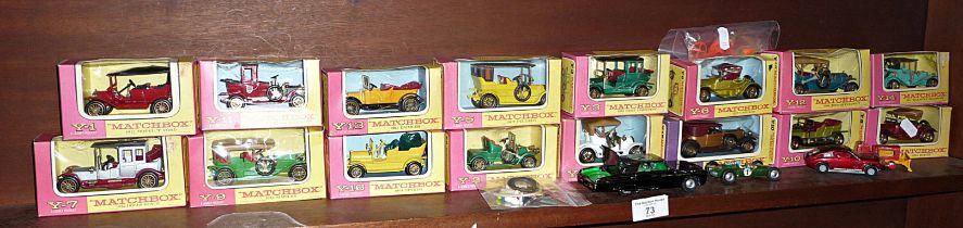 Collection of Matchbox boxed Models of Yesteryear, with a Corgi Toys The Green Hornets Black