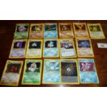 Folder of 16 various Pokemon cards