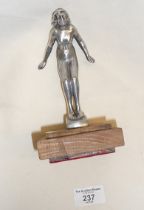 Art Deco chrome lady car mascot