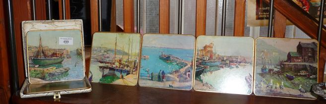 Set of Vernon Ward illustrated place mats