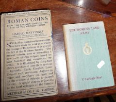 Roman Coins ..... by Harold Mattingly, 1st Edition 1928, pub. by Methuen & Co., dustwrapper and a