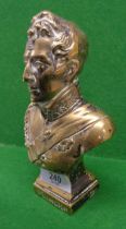 Brass bust of Wellington, 16cm