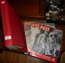 1945 bound copy Illustrated London News, two 1947 Picture Posts and a 1949 issue