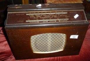 Ferranti 545 valve radio in wooden case