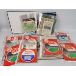 Manchester United - Two binders of programmes, 1960's and later, with cup finals,