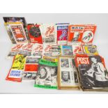 A collection of speedway programmes and