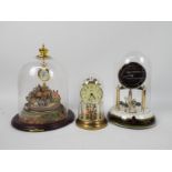 A Bradford Editions, Flying Scotsman, The Romance Of Steam clock / watch and two similar,