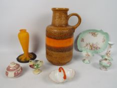 Mixed ceramics to include Royal Tudor Wa