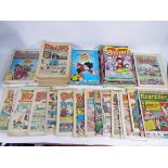 The Beano comics - In excess of 100 The Beano comics from varying decades to include No.