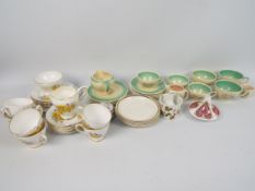 Mixed ceramics to include Susie Cooper D