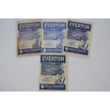 Everton Football Club - Four 1940's prog