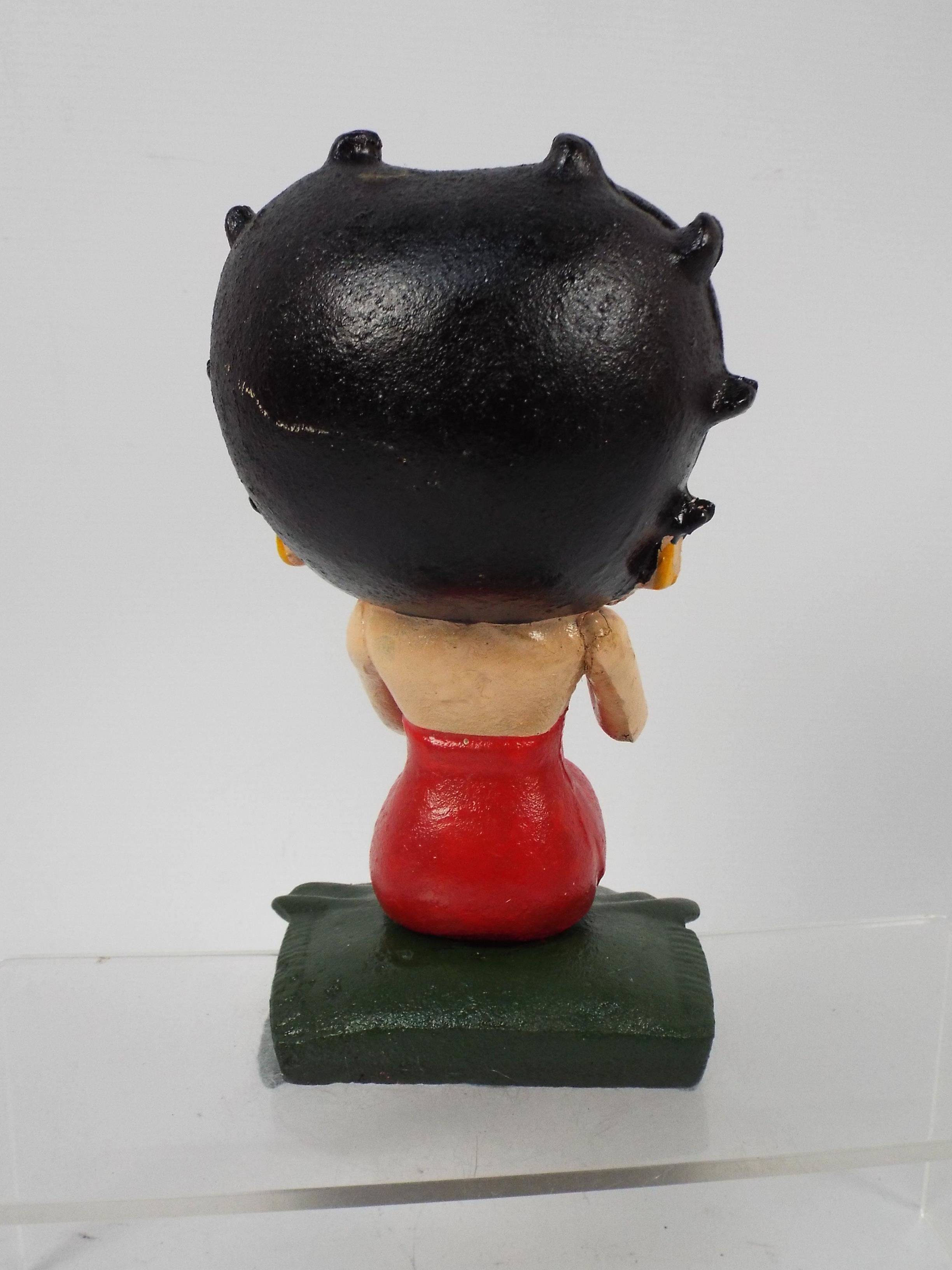 A cast iron, shelf sitting figure depicting Betty Boop singing, 28 cm (h), - Image 5 of 5