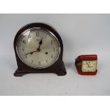 Smiths - A Bakelite mantel clock by Smiths, Enfield.