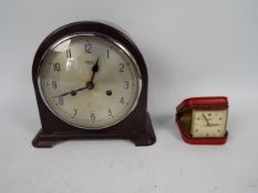 Smiths - A Bakelite mantel clock by Smiths, Enfield.