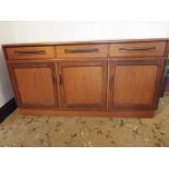 G Plan Furniture - a teak sideboard, 76 cm x 142 cm x 44 cm,