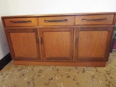 G Plan Furniture - a teak sideboard, 76 cm x 142 cm x 44 cm,