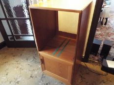 G Plan Furniture - a teak music cabinet, 101 cm x 48 cm x 47 cm,