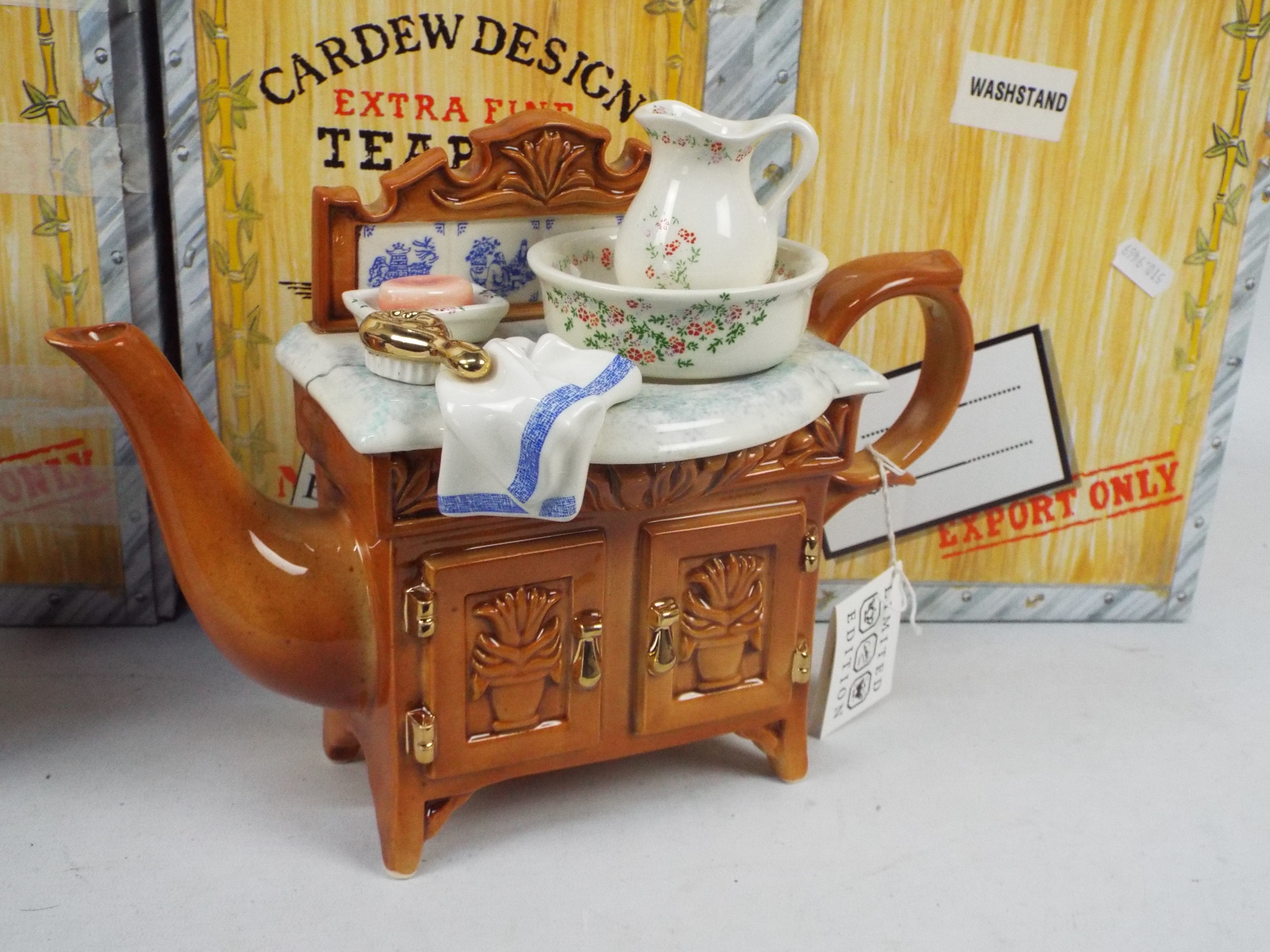 Two boxed, limited edition, novelty teapots. - Image 3 of 3